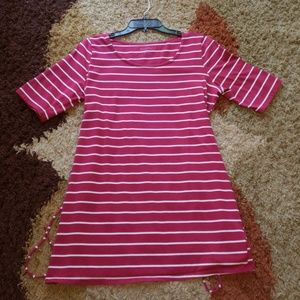 Maternity burgundy tunic